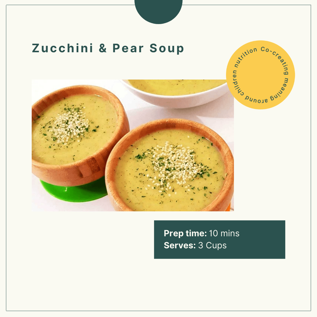 Zucchini & Pear Soup